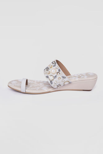 Parijaat Wedges - Beige, Beige, image 2