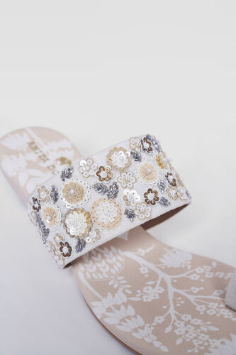 Parijaat Wedges - Beige, Beige, image 4